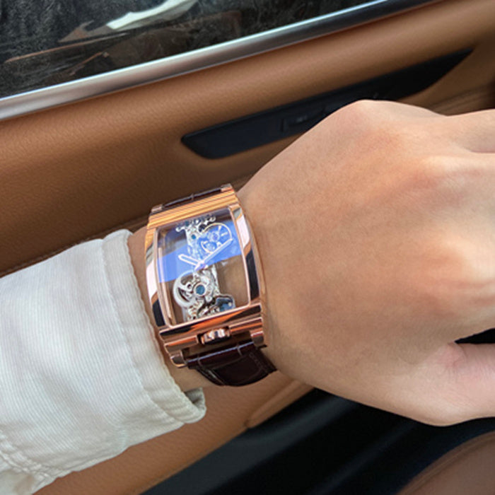 Skeleton Mechanical Watch – Waterproof Design