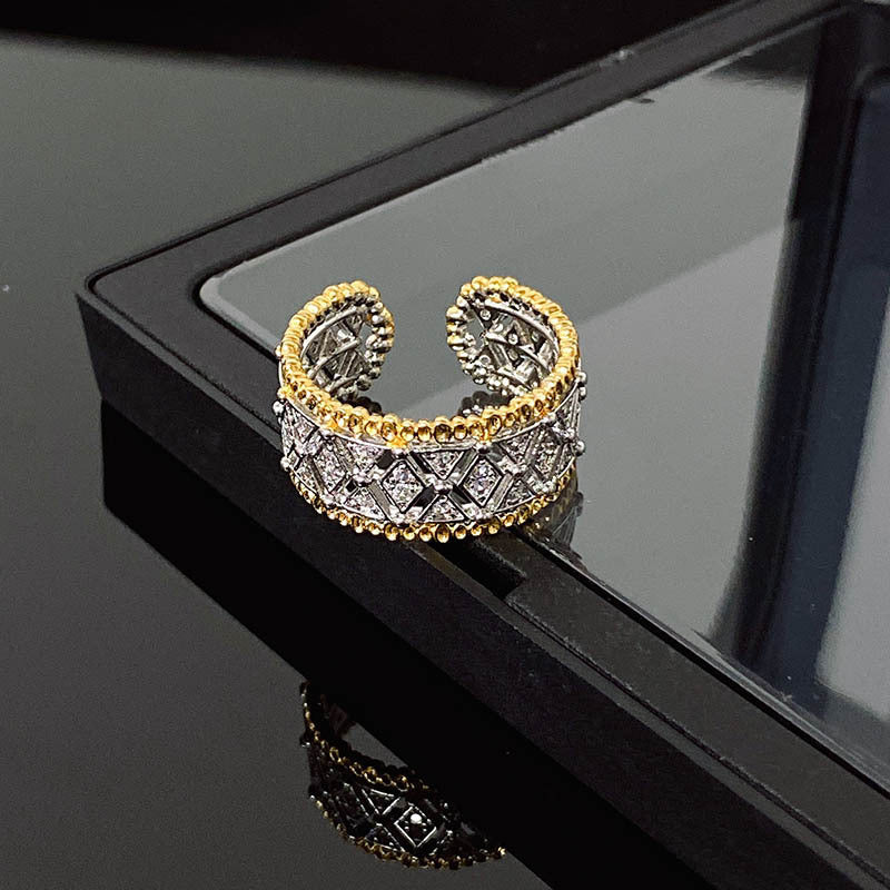Italian Wide-brimmed Lace Vintage Open Ring