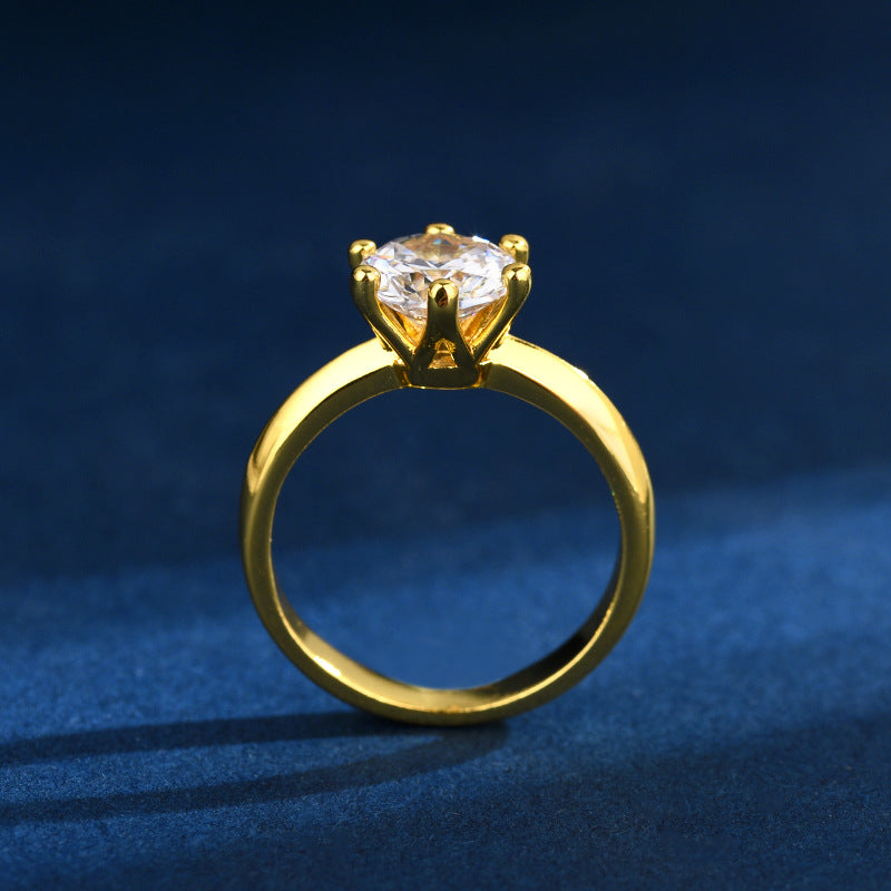 Women's Moissanite Non-fading Light Luxury Ring