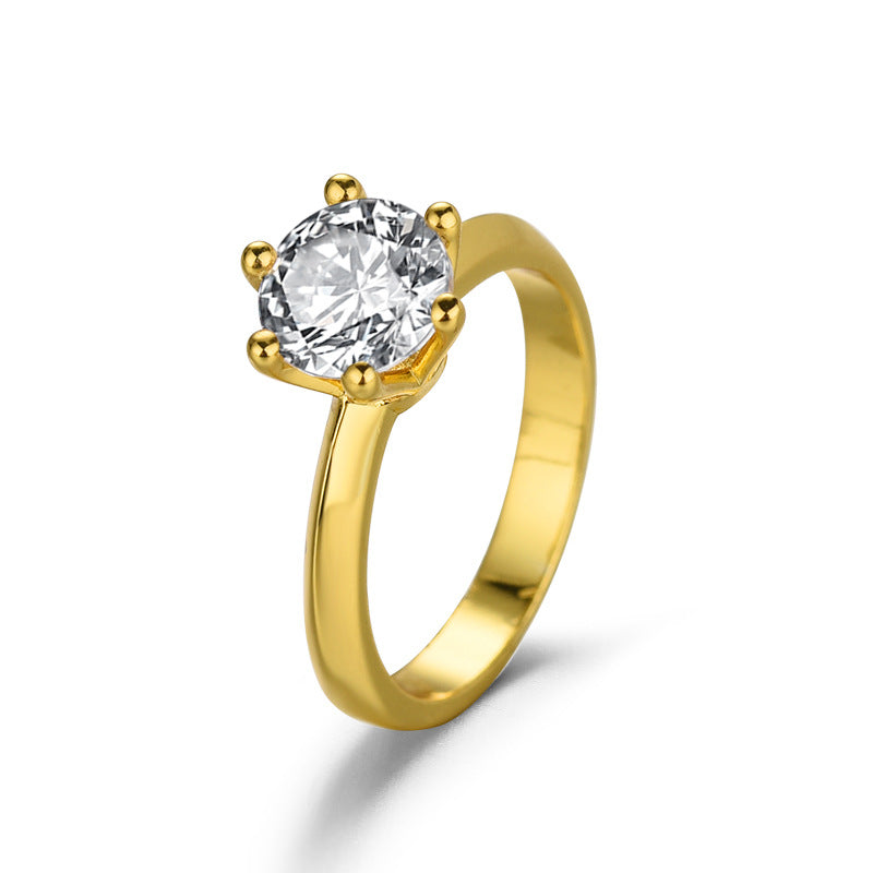 Women's Moissanite Non-fading Light Luxury Ring