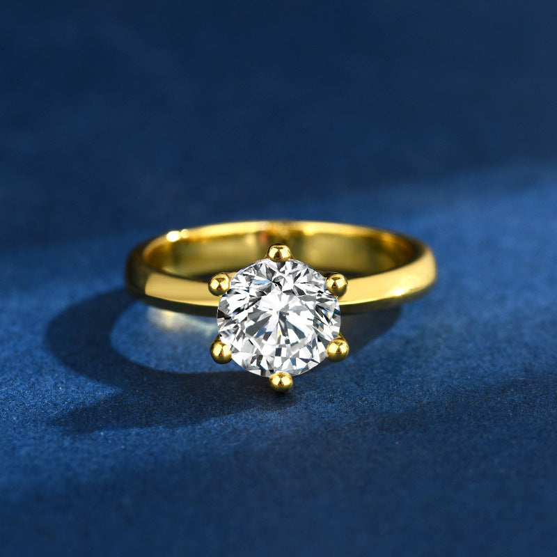 Women's Moissanite Non-fading Light Luxury Ring