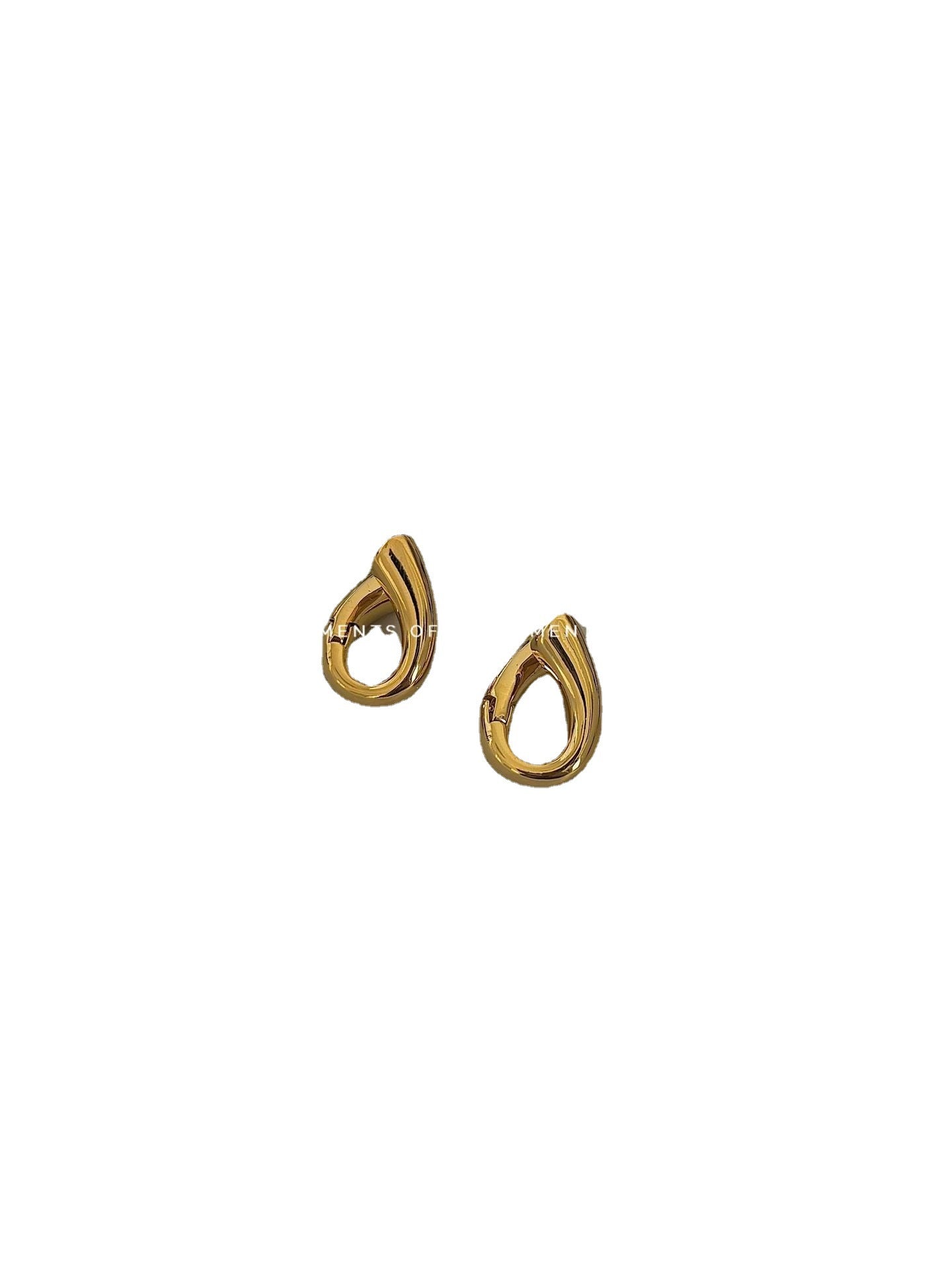 Heart-shaped Buckle Niche Design Earrings